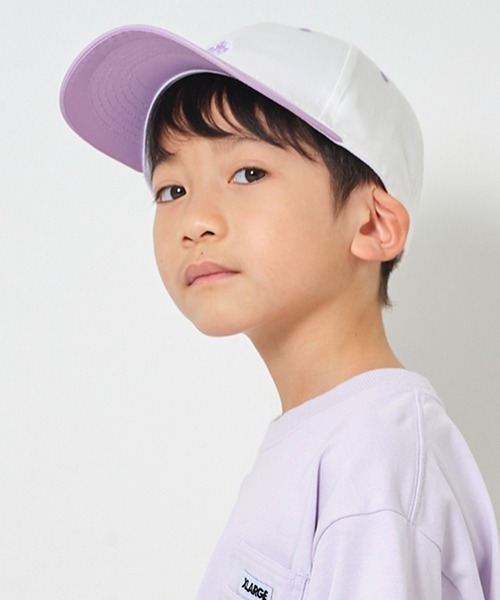 XLARGE KIDS(エクストララージキッズ)の「ゴリラ刺しゅうキャップ(キャップ・キッズ・サックスブルー/ブラック/ライトグリーン/パープル・M(48-52cm)/L(52-56cm))」の22枚目の写真