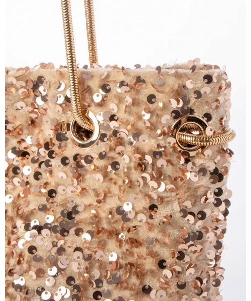 &Robu.（アンドロブ）の「スパンコール 2wayバッグ オケージョン 結婚式 お呼ばれ パーティ（ショルダーバッグ・レディース・ベージュ系その他2/シルバー/ブラック/ベージュ系その他/グレー/ライトグレー/ブラック×ゴールド/グリーン/ネイビー系/ブラウン系その他・FREE）」の21枚目の写真