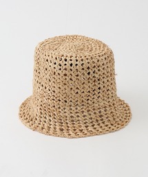 ROPE'（ロペ）の「透かし編みラフィアバケットハット（ハット）」