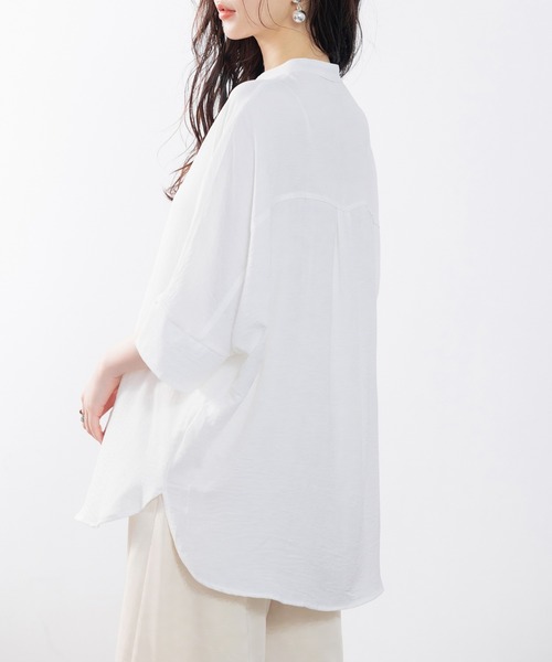 シワ加工ドルマンスリーブブラウス（シャツ/ブラウス）｜SAISON