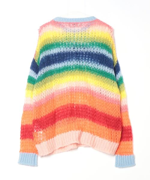 DSQUARED2(ディースクエアード)の「STRIPED KNIT SWEATER /0231(ニット/セーター・レディース・マルチ・S/XS)」の2枚目の写真