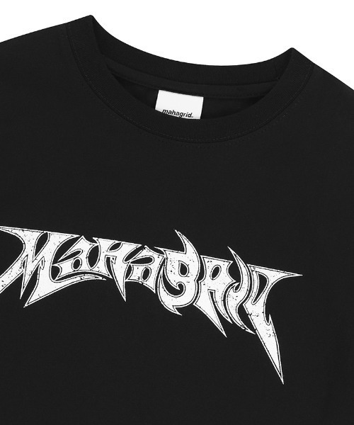 MAHAGRID(マハグリッド)の「『mahagrid/マハグリッド』 FLAME LOGO CROP TEE/フレームロゴクロップ T(Tシャツ/カットソー・レディース・ホワイト/ブラック・FREE)」の11枚目の写真