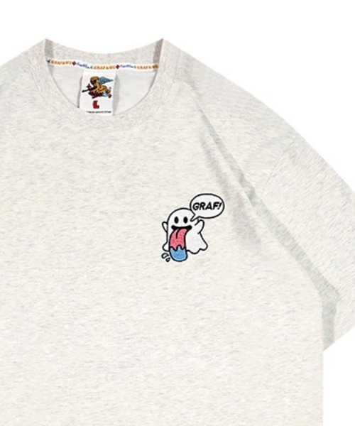 GRAF&WU(グラフアンドユー)の「『GRAF&WU/グラフアンドウー』GRAF-12ロゴT 【CN】(Tシャツ/カットソー・メンズ・オフホワイト/ブラック・L/XL)」の7枚目の写真