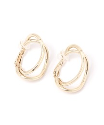 LAKOLE | ねじれフープイヤリング2 / 114064(イヤリング)