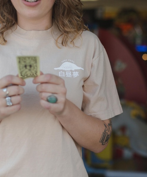 Daydream Surf Shop(デイドリームサーフショップ)の「Penelope Tee(Tシャツ/カットソー・レディース・ベージュ・M/L)」の3枚目の写真