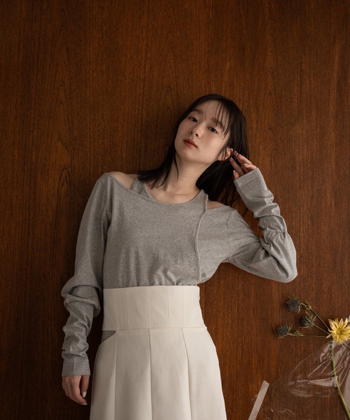 mideal（マイディール）の「fake layered pull over / フェイク