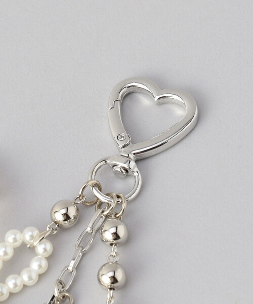 FREAK'S STORE（フリークスストア）の「FAD/エフエーディー 【限定展開】PEARL RIBBON KEYRING/ パールリボンキーリング（キーホルダー・レディース・その他9・ﾌﾘ-）」の3枚目の写真