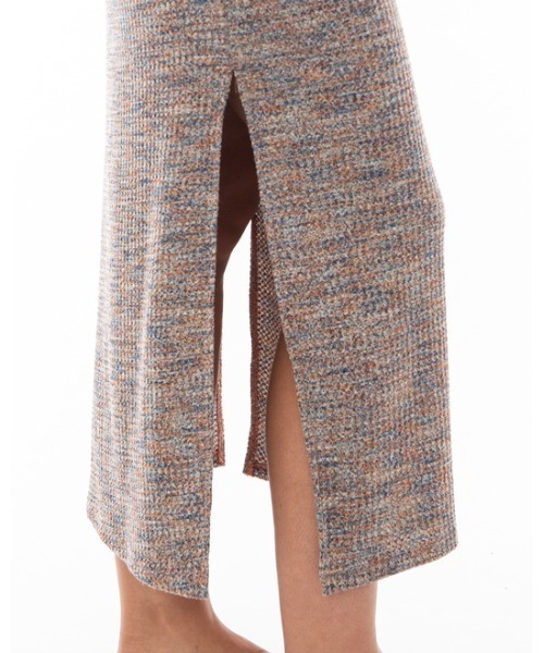 【セール】RVCA レディース SMITTEN DRESS MARLED NS ワンピース 【2024年夏モデル】/ルーカVネックワンピース（ワンピース）｜RVCA（ルーカ）