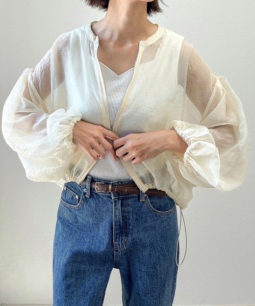 JUNOAH（ジュノア）の「ダブルジップシアーブルゾン（ブルゾン