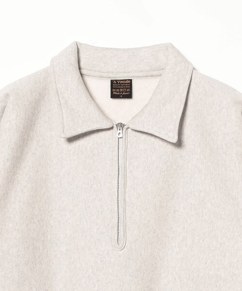A VONTADE (ic) ハーフジップ プルオーバー スウェット トレーナー A VONTADE / HALF ZIP STAND COLLAR SWEAT | ARCH 米村屋