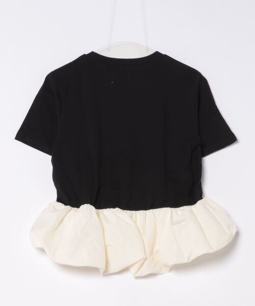 petit main LIEN（プティマインリアン）の「【LADIES】切替裾バルーントップス（Tシャツ/カットソー・レディース・マルチ/ブラック/オフホワイト/ネイビー・FREE）」の12枚目の写真