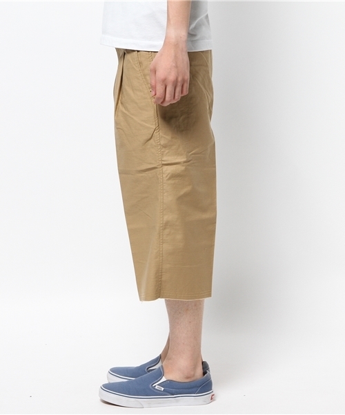 WEGO（ウィゴー）の「WEGO/カットオフクロップドパンツ（その他パンツ・メンズ・ベージュ/ブラック・LARGE/MEDIUM）」の13枚目の写真