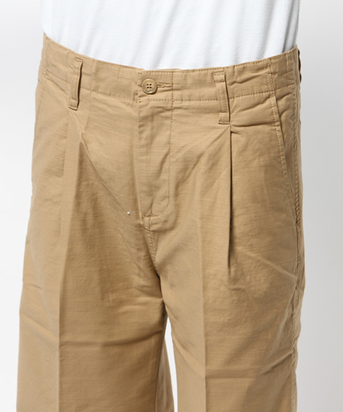 WEGO（ウィゴー）の「WEGO/カットオフクロップドパンツ（その他パンツ・メンズ・ベージュ/ブラック・LARGE/MEDIUM）」の8枚目の写真