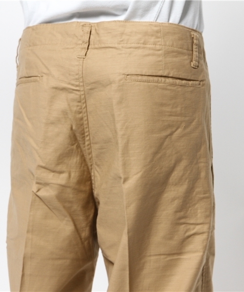 WEGO（ウィゴー）の「WEGO/カットオフクロップドパンツ（その他パンツ・メンズ・ベージュ/ブラック・LARGE/MEDIUM）」の9枚目の写真