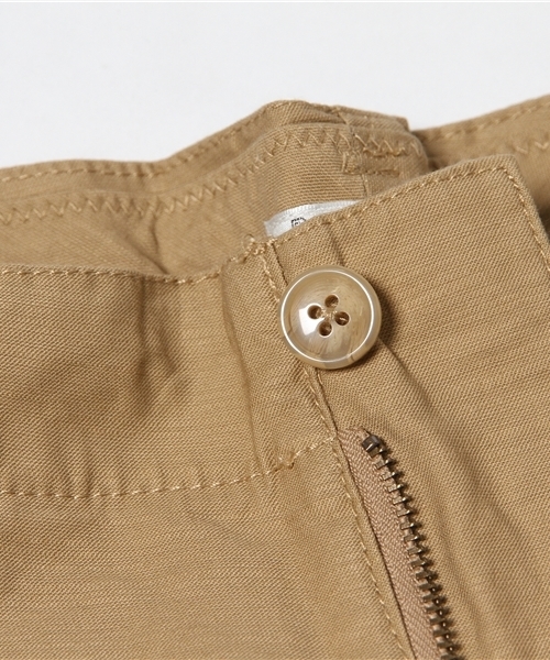 WEGO（ウィゴー）の「WEGO/カットオフクロップドパンツ（その他パンツ・メンズ・ベージュ/ブラック・LARGE/MEDIUM）」の4枚目の写真