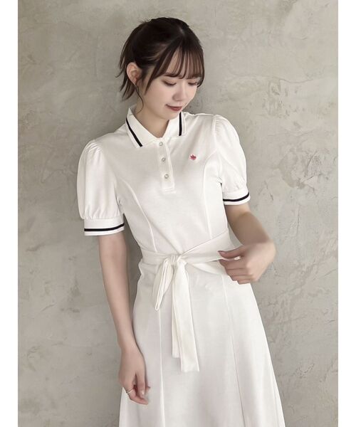 ダズリンPOLO ポロシャツワンピース ダズリン dazzlin 【POLO BCS コラボ】ポロシャツワンピース