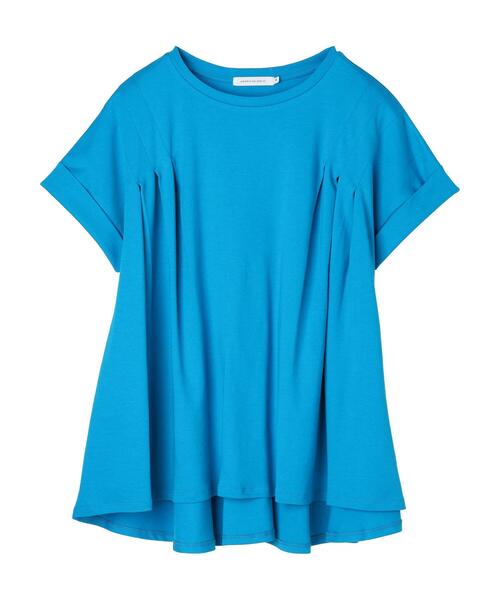 AMERICAN HOLIC(アメリカンホリック)の「フレアヘムフレンチスリーブカットプルオーバー(Tシャツ/カットソー・レディース・オフホワイト/ブルー/ブラック・L/M)」の15枚目の写真
