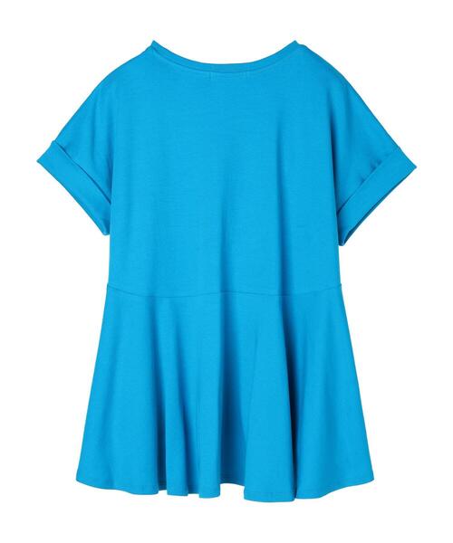 AMERICAN HOLIC(アメリカンホリック)の「フレアヘムフレンチスリーブカットプルオーバー(Tシャツ/カットソー・レディース・オフホワイト/ブルー/ブラック・L/M)」の16枚目の写真