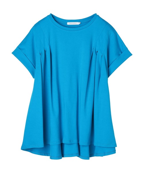 AMERICAN HOLIC(アメリカンホリック)の「フレアヘムフレンチスリーブカットプルオーバー(Tシャツ/カットソー・レディース・オフホワイト/ブルー/ブラック・L/M)」の8枚目の写真