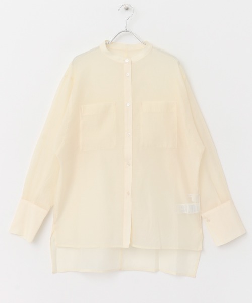 KBF（ケイビーエフ）の「ドルマンシアーシャツ（シャツ/ブラウス・レディース・アイボリー/バーガンディー/ネイビー・ONE）」の16枚目の写真