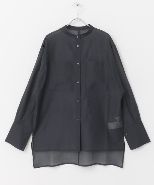 KBF（ケイビーエフ）の「ドルマンシアーシャツ（シャツ/ブラウス・レディース・アイボリー/バーガンディー/ネイビー・ONE）」の17枚目の写真