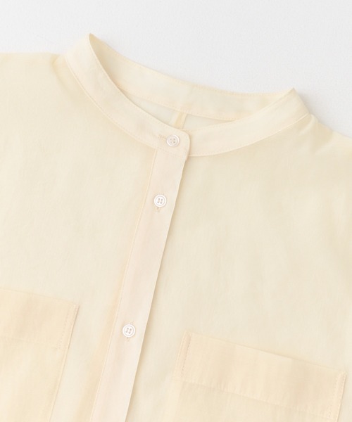 KBF（ケイビーエフ）の「ドルマンシアーシャツ（シャツ/ブラウス・レディース・アイボリー/バーガンディー/ネイビー・ONE）」の22枚目の写真