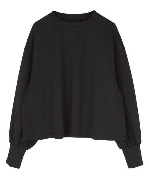 UR'S（ユアーズ）の「ダンボールクロップドプルオーバー（Tシャツ/カットソー・レディース・ライトグレー/ブラック/ホワイト/チャコール・S/M/L）」の22枚目の写真