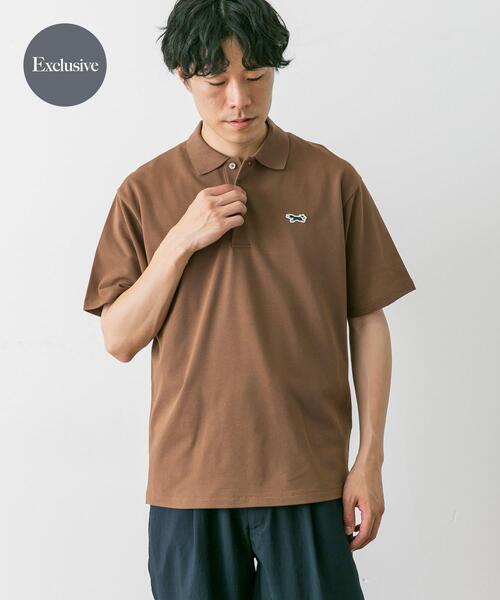 URBAN RESEARCH DOORS（アーバンリサーチドアーズ）の「『別注』PENNEYS×DOORS　THE FOX 鹿の子 S/Sポロシャツ（ポロシャツ・メンズ・ブルー系その他/グレー/ブラウン/ネイビー・MEDIUM/LARGE/X-LARGE）」の2枚目の写真