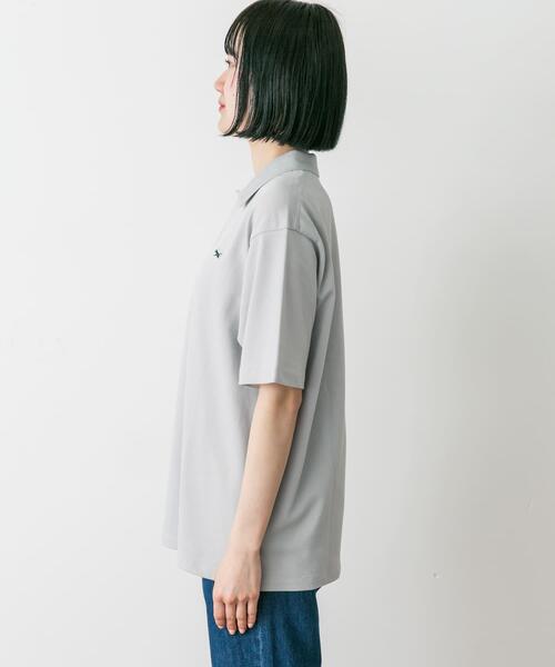URBAN RESEARCH DOORS（アーバンリサーチドアーズ）の「『別注』PENNEYS×DOORS　THE FOX 鹿の子 S/Sポロシャツ（ポロシャツ・メンズ・ブルー系その他/グレー/ブラウン/ネイビー・MEDIUM/LARGE/X-LARGE）」の5枚目の写真