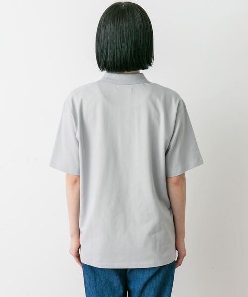 URBAN RESEARCH DOORS（アーバンリサーチドアーズ）の「『別注』PENNEYS×DOORS　THE FOX 鹿の子 S/Sポロシャツ（ポロシャツ・メンズ・ブルー系その他/グレー/ブラウン/ネイビー・MEDIUM/LARGE/X-LARGE）」の6枚目の写真