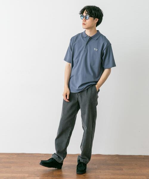 URBAN RESEARCH DOORS（アーバンリサーチドアーズ）の「『別注』PENNEYS×DOORS　THE FOX 鹿の子 S/Sポロシャツ（ポロシャツ・メンズ・ブルー系その他/グレー/ブラウン/ネイビー・MEDIUM/LARGE/X-LARGE）」の14枚目の写真