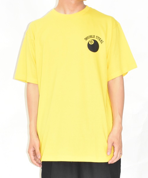 DOUBLE STEAL(ダブルスティール)の「DSボール Tシャツ(Tシャツ/カットソー・メンズ・ホワイト/ダークブラウン/イエロー/ブラック・X-LARGE/LARGE/MEDIUM)」の18枚目の写真
