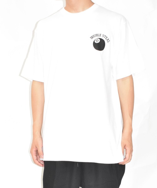 DOUBLE STEAL(ダブルスティール)の「DSボール Tシャツ(Tシャツ/カットソー・メンズ・ホワイト/ダークブラウン/イエロー/ブラック・X-LARGE/LARGE/MEDIUM)」の22枚目の写真