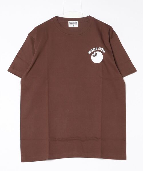 DOUBLE STEAL(ダブルスティール)の「DSボール Tシャツ(Tシャツ/カットソー・メンズ・ホワイト/ダークブラウン/イエロー/ブラック・X-LARGE/LARGE/MEDIUM)」の14枚目の写真