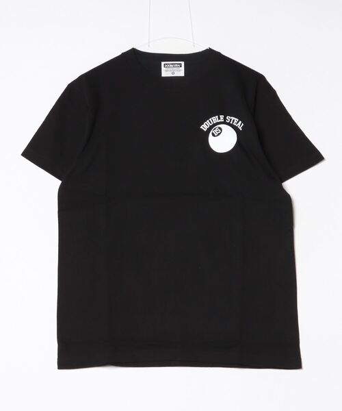 DOUBLE STEAL(ダブルスティール)の「DSボール Tシャツ(Tシャツ/カットソー・メンズ・ホワイト/ダークブラウン/イエロー/ブラック・X-LARGE/LARGE/MEDIUM)」の15枚目の写真