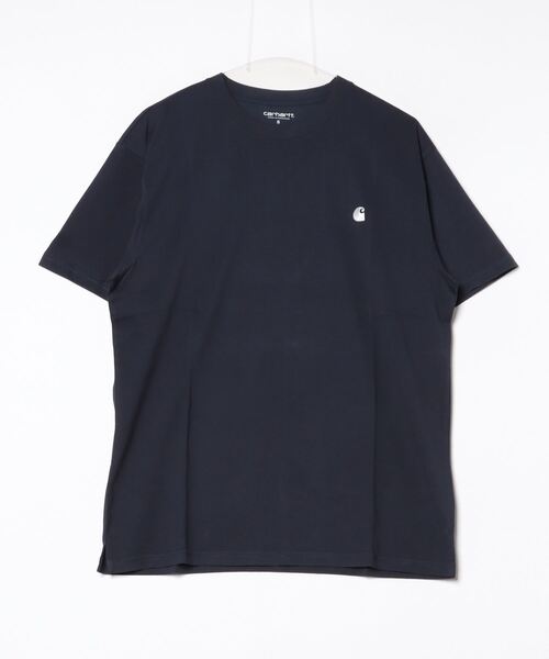 Carhartt WIP(カーハートダブリューアイピー)の「S/S MADISON T-SHIRT(Tシャツ/カットソー・メンズ・ベージュ/ホワイト/ダークネイビー・SMALL/MEDIUM/LARGE/X-LARGE)」の3枚目の写真