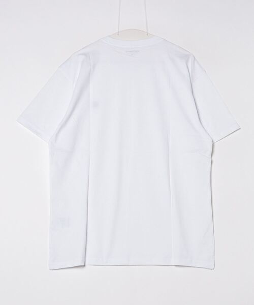 Carhartt WIP(カーハートダブリューアイピー)の「S/S MADISON T-SHIRT(Tシャツ/カットソー・メンズ・ベージュ/ホワイト/ダークネイビー・SMALL/MEDIUM/LARGE/X-LARGE)」の4枚目の写真