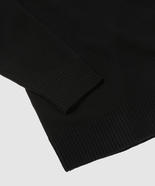 JW ANDERSON ブラック ニット セーター JW Anderson half-zip Sweater | Black | FARFETCH