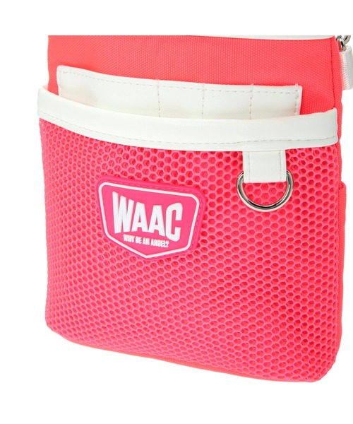 WAAC ラウンドポーチ ベルト付き ホワイト WAAC ラウンドポーチ ホワイト ベルト付き - メルカリ