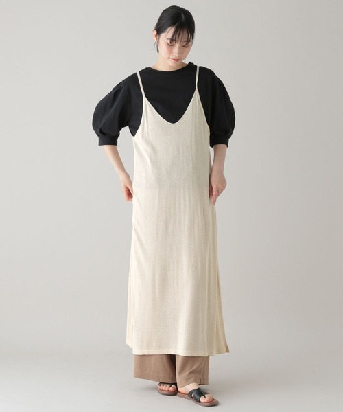 ◯studio CLIP キャミソールワンピース◯ セール】多機能ダブルフロントキャミワンピース[プチサイズあり