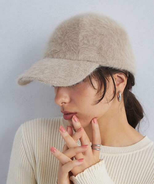 green label relaxing（グリーンレーベルリラクシング）の「ヘアリーキャップ（キャップ・レディース・ベージュ/ブラック/オフホワイト/ダークグレー/その他1/その他2・FREE）」の20枚目の写真