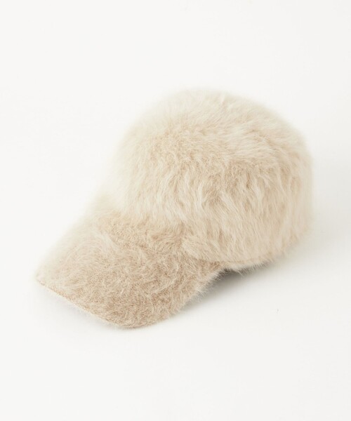 green label relaxing（グリーンレーベルリラクシング）の「ヘアリーキャップ（キャップ・レディース・ベージュ/ブラック/オフホワイト/ダークグレー/その他1/その他2・FREE）」の14枚目の写真