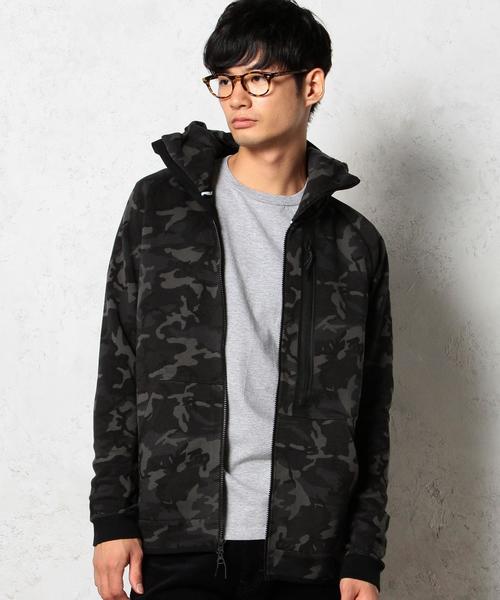 green label relaxing（グリーンレーベルリラクシング）の「★[ナイキ] NIKE TECH/F AW77 CAMO（パーカー・メンズ・オリーブ/ダークグレー・SMALL/LARGE/MEDIUM）」の2枚目の写真