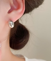 両耳用 メタルボールピアス