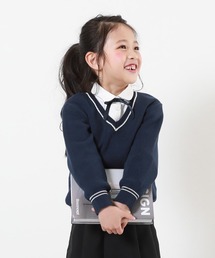 devirock（デビロック）の「綿100％ 洗える スクールニット Vネック プルオーバー（ニット/セーター）」