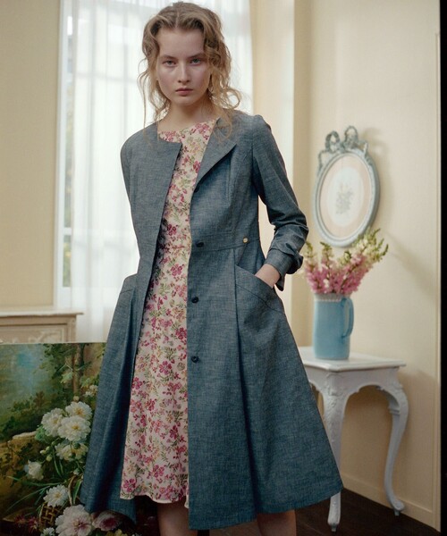 セール/ブランド古着】ノーカラーコート（ノーカラーコート）｜TOCCA  