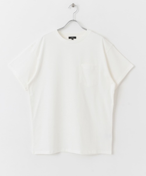 ITEMS URBANRESEARCH（アイテムズ アーバンリサーチ）の「汗染み防止 クルーネック ポケットTシャツ（Tシャツ/カットソー・メンズ・ホワイト/ブラック/グレー系その他・MEDIUM/LARGE/X-LARGE）」の14枚目の写真