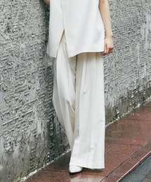 SMILE ORCHID（スマイルオーキッド）の「プリーツワイドパンツ（スラックス）」