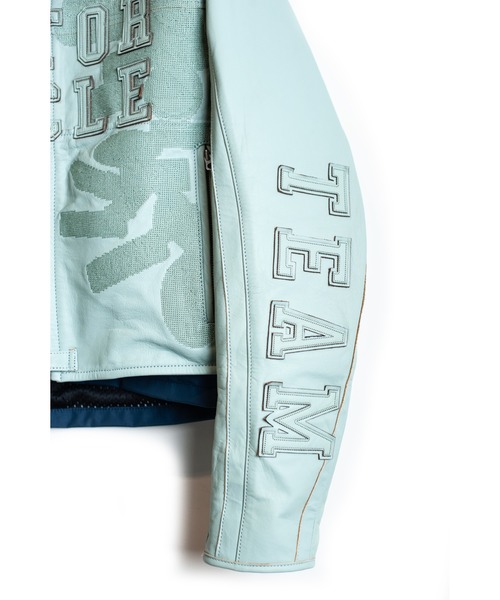 SEVESKIG（セヴシグ）の「SEVESKIG/セブシグ/Detachable Racer Riders（ライダースジャケット・メンズ・その他/ブルー・SMALL/MEDIUM/LARGE/X-LARGE）」の4枚目の写真