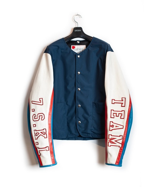 SEVESKIG　ライダースジャケット 中古・古着通販】SEVESKIG (セヴシグ) ダブルライダースジャケット